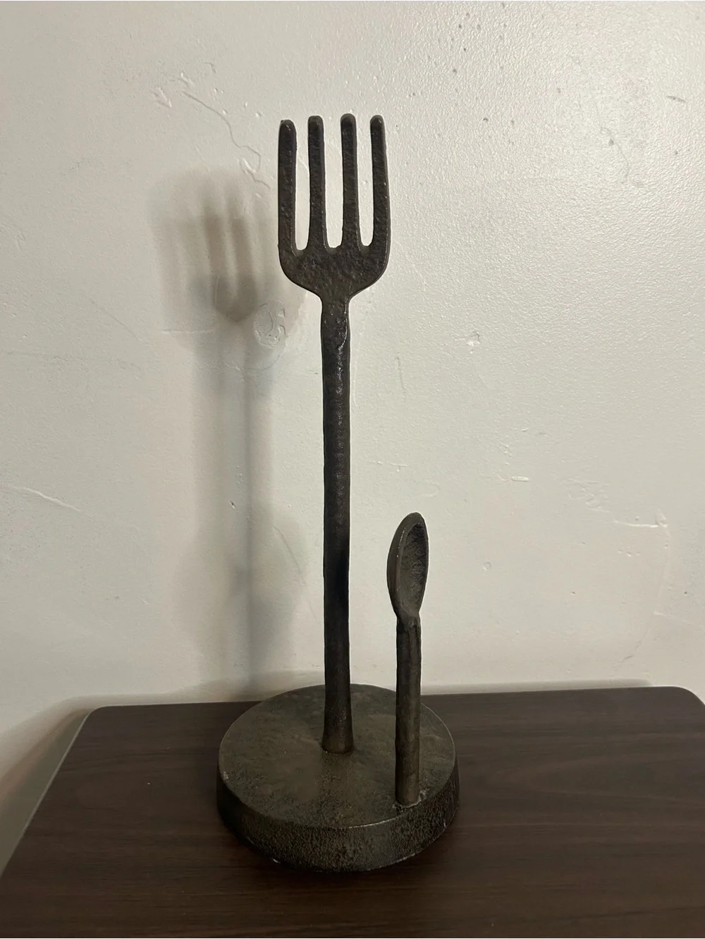 Pottery Barn Cast Iron paper towel holder